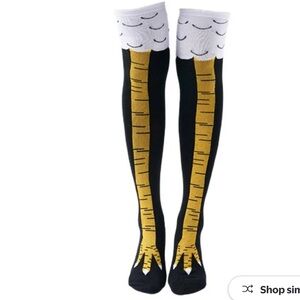 Fun Chicken Leg Knee-High Socks